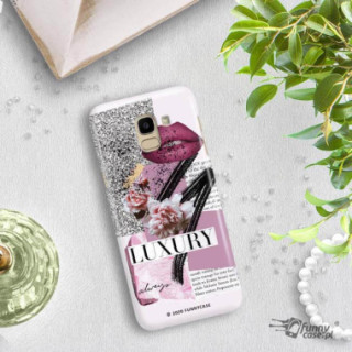 Etui Samsung GALAXY J6 2018, Etui Magazine Wzory 2020-1 Transparentny - FunnyCase