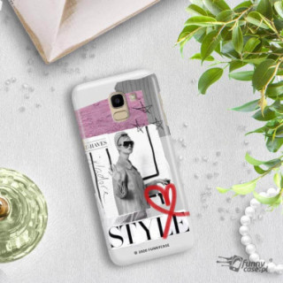 Etui Samsung GALAXY J6 2018, Etui Magazine Wzory 2020-1 Transparentny - FunnyCase