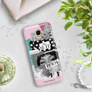 Etui Samsung GALAXY J6 2018, Etui Magazine Wzory 2020-1 Transparentny - FunnyCase