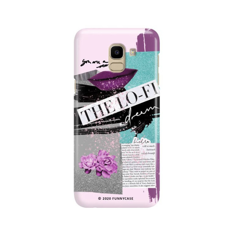 Etui Samsung GALAXY J6 2018, Etui Magazine Wzory 2020-1 Transparentny - FunnyCase