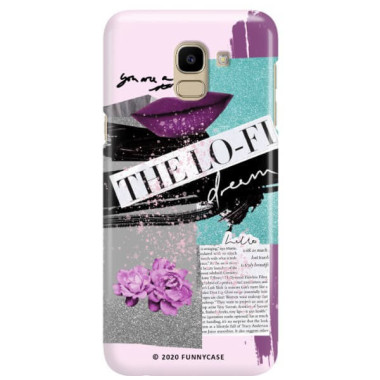 Etui Samsung GALAXY J6 2018, Etui Magazine Wzory 2020-1 Transparentny - FunnyCase