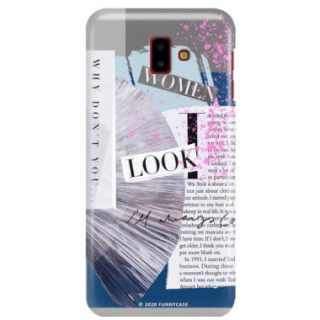 Etui Samsung GALAXY J6 PLUS 2018, Etui Magazine Wzory 2020-1 Transparentny - FunnyCase