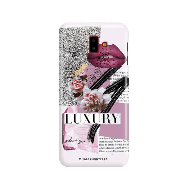 Etui Samsung GALAXY J6 PLUS 2018, Etui Magazine Wzory 2020-1 Transparentny - FunnyCase