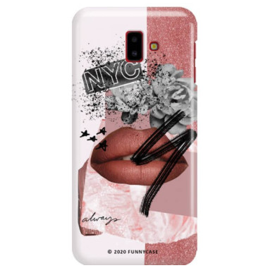 Etui Samsung GALAXY J6 PLUS 2018, Etui Magazine Wzory 2020-1 Transparentny - FunnyCase