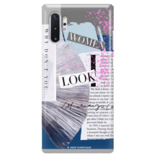 Etui Samsung GALAXY NOTE 10 PLUS, Etui Magazine Wzory 2020-1 Transparentny - FunnyCase