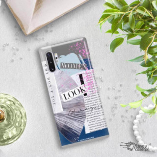 Etui Samsung GALAXY NOTE 10 PLUS, Etui Magazine Wzory 2020-1 Transparentny - FunnyCase