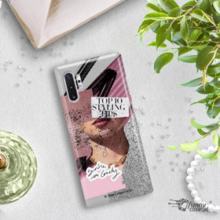 Etui Samsung GALAXY NOTE 10 PLUS, Etui Magazine Wzory 2020-1 Transparentny - FunnyCase