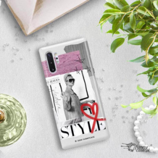 Etui Samsung GALAXY NOTE 10 PLUS, Etui Magazine Wzory 2020-1 Transparentny - FunnyCase