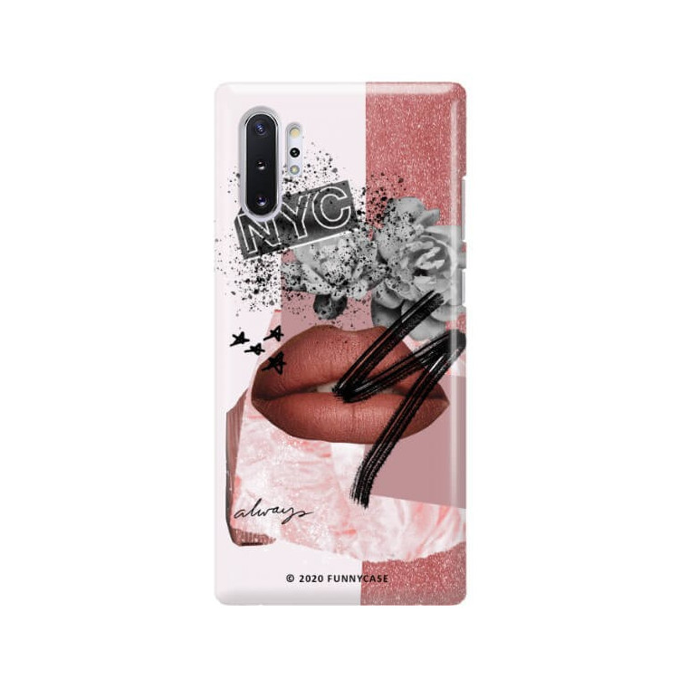 Etui Samsung GALAXY NOTE 10 PLUS, Etui Magazine Wzory 2020-1 Transparentny - FunnyCase