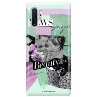 Etui Samsung GALAXY NOTE 10 PLUS, Etui Magazine Wzory 2020-1 Transparentny - FunnyCase
