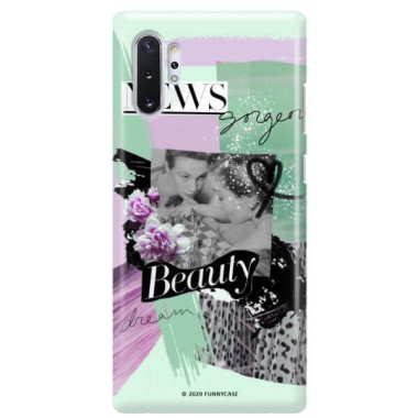 Etui Samsung GALAXY NOTE 10 PLUS, Etui Magazine Wzory 2020-1 Transparentny - FunnyCase