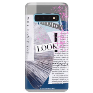Etui Samsung GALAXY S10, Etui Magazine Wzory 2020-1 Transparentny - FunnyCase