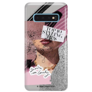 Etui Samsung GALAXY S10, Etui Magazine Wzory 2020-1 Transparentny - FunnyCase
