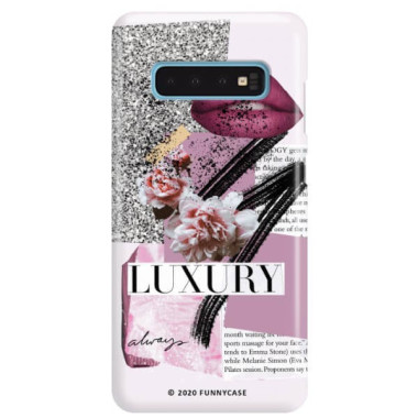 Etui Samsung GALAXY S10, Etui Magazine Wzory 2020-1 Transparentny - FunnyCase