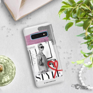 Etui Samsung GALAXY S10, Etui Magazine Wzory 2020-1 Transparentny - FunnyCase