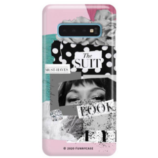 Etui Samsung GALAXY S10, Etui Magazine Wzory 2020-1 Transparentny - FunnyCase