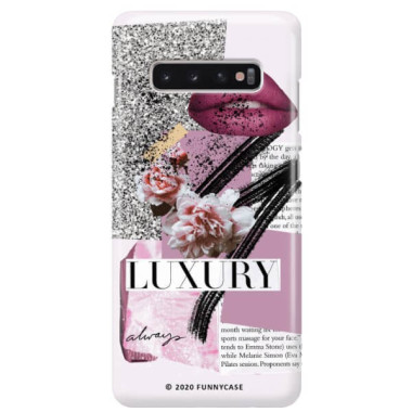 Etui Samsung GALAXY S10 PLUS, Etui Magazine Wzory 2020-1 Transparentny - FunnyCase