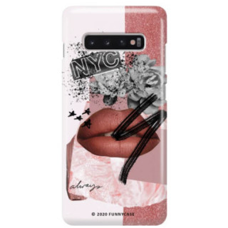 Etui Samsung GALAXY S10 PLUS, Etui Magazine Wzory 2020-1 Transparentny - FunnyCase