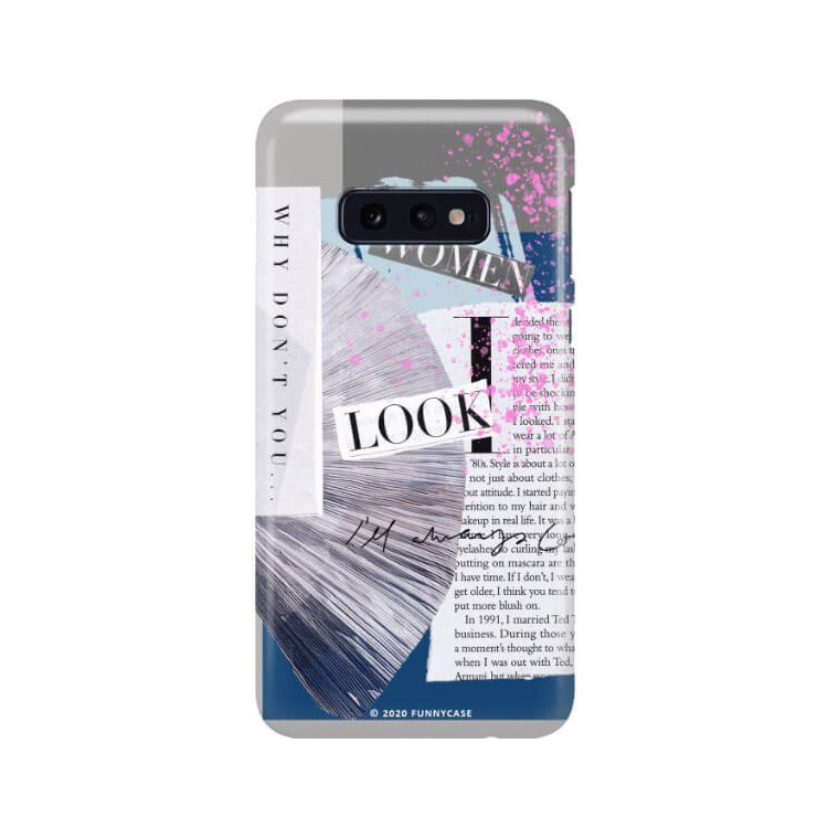 Etui Samsung GALAXY S10E, Etui Magazine Wzory 2020-1 Transparentny - FunnyCase