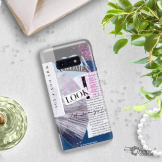 Etui Samsung GALAXY S10E, Etui Magazine Wzory 2020-1 Transparentny - FunnyCase