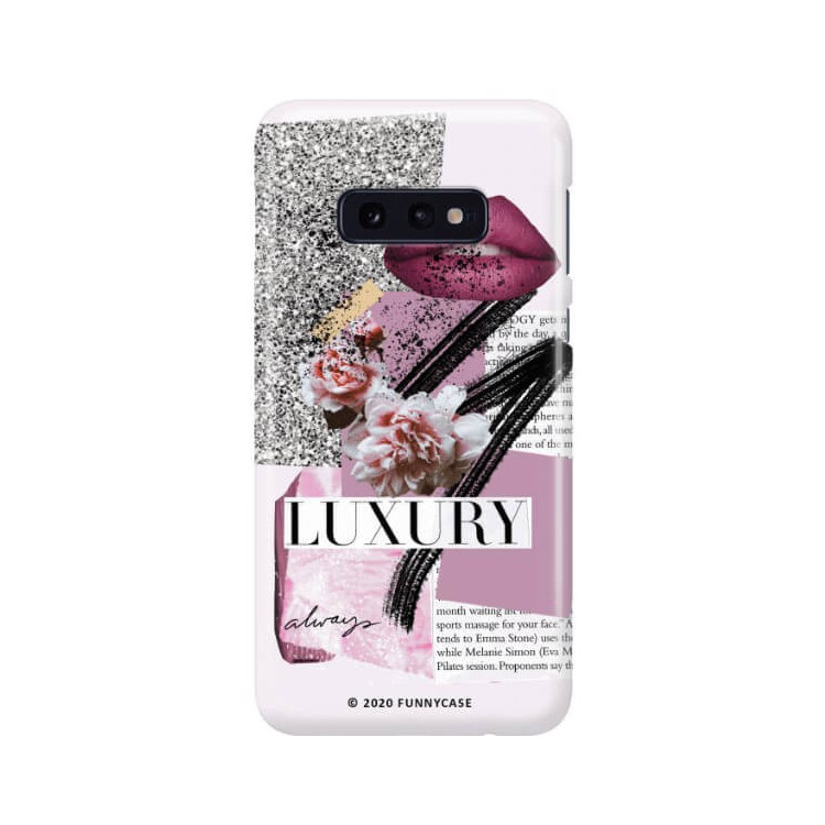 Etui Samsung GALAXY S10E, Etui Magazine Wzory 2020-1 Transparentny - FunnyCase