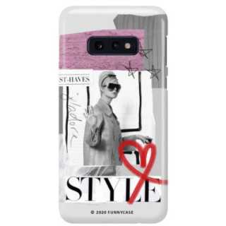 Etui Samsung GALAXY S10E, Etui Magazine Wzory 2020-1 Transparentny - FunnyCase