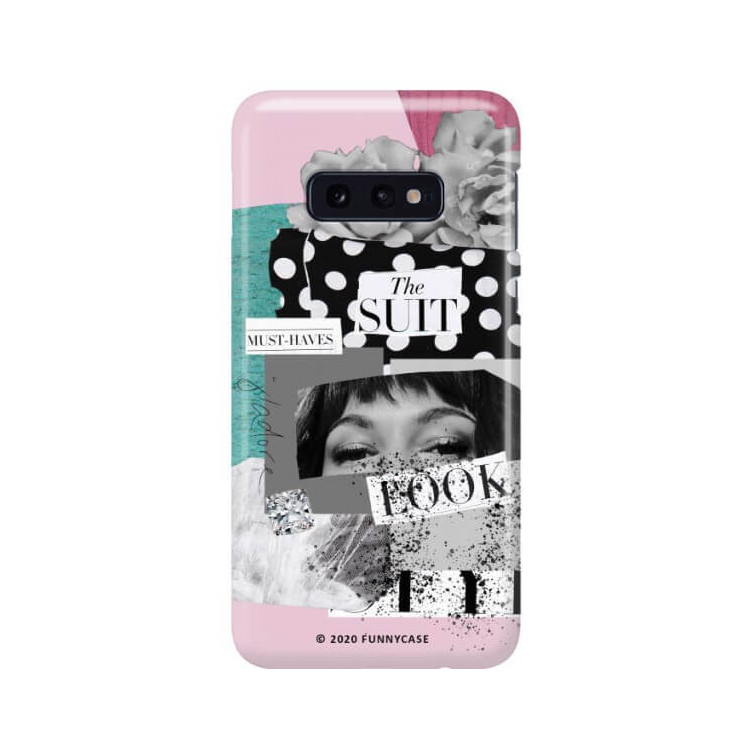 Etui Samsung GALAXY S10E, Etui Magazine Wzory 2020-1 Transparentny - FunnyCase