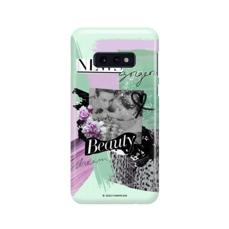 Etui Samsung GALAXY S10E, Etui Magazine Wzory 2020-1 Transparentny - FunnyCase