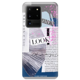 Etui Samsung GALAXY S20 ULTRA / S20 ULTRA 5G, Etui Magazine Wzory 2020-1 Transparentny - FunnyCase
