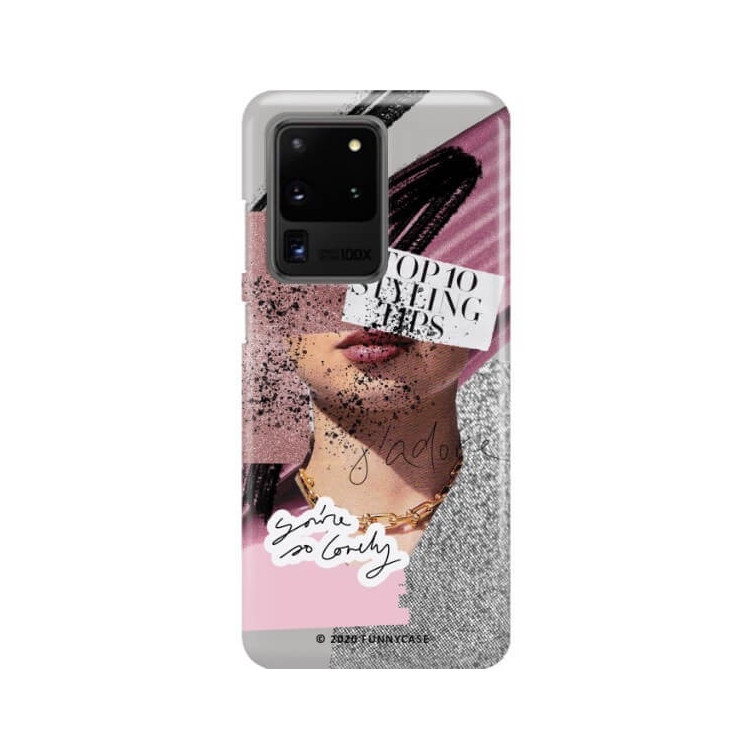 Etui Samsung GALAXY S20 ULTRA / S20 ULTRA 5G, Etui Magazine Wzory 2020-1 Transparentny - FunnyCase