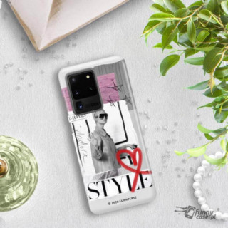 Etui Samsung GALAXY S20 ULTRA / S20 ULTRA 5G, Etui Magazine Wzory 2020-1 Transparentny - FunnyCase