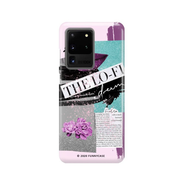Etui Samsung GALAXY S20 ULTRA / S20 ULTRA 5G, Etui Magazine Wzory 2020-1 Transparentny - FunnyCase