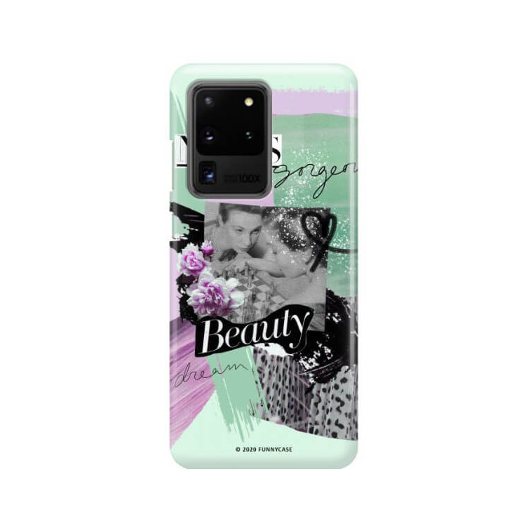 Etui Samsung GALAXY S20 ULTRA / S20 ULTRA 5G, Etui Magazine Wzory 2020-1 Transparentny - FunnyCase