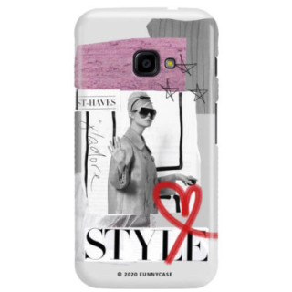 Etui Samsung GALAXY XCOVER 4, Etui Magazine Wzory 2020-1 Transparentny - FunnyCase