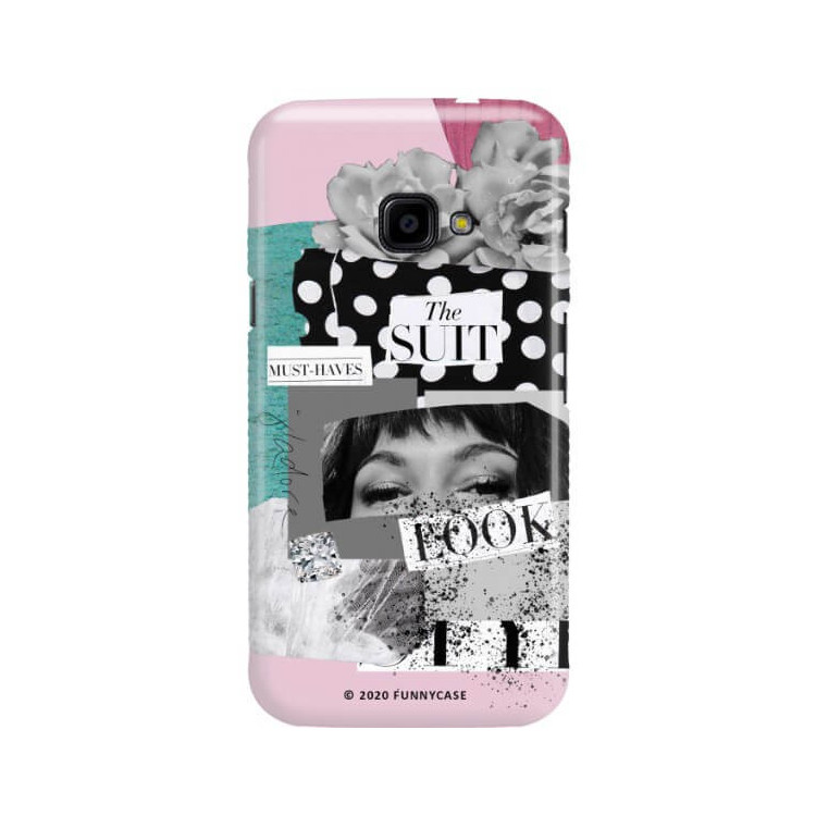 Etui Samsung GALAXY XCOVER 4, Etui Magazine Wzory 2020-1 Transparentny - FunnyCase