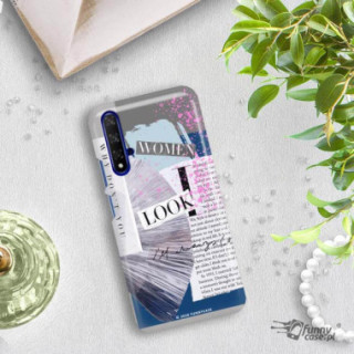 Etui Huawei HONOR 20, Etui Magazine Wzory 2020-1 Transparentny - FunnyCase