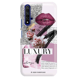 Etui Huawei HONOR 20, Etui Magazine Wzory 2020-1 Transparentny - FunnyCase