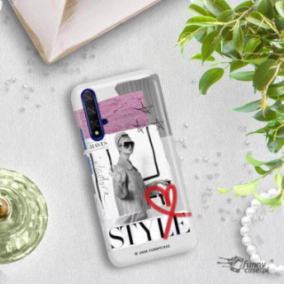 Etui Huawei HONOR 20, Etui Magazine Wzory 2020-1 Transparentny - FunnyCase
