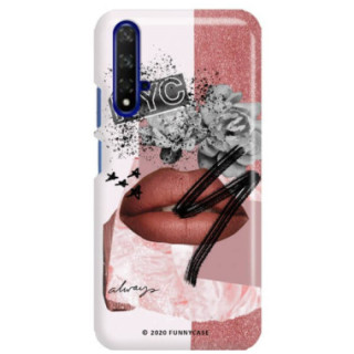 Etui Huawei HONOR 20, Etui Magazine Wzory 2020-1 Transparentny - FunnyCase