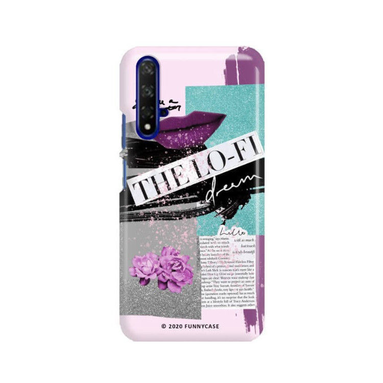 Etui Huawei HONOR 20, Etui Magazine Wzory 2020-1 Transparentny - FunnyCase