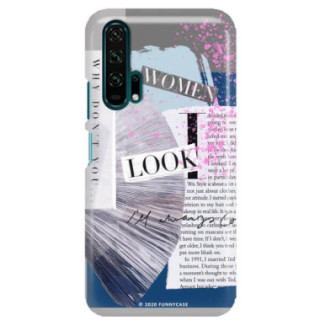 Etui Huawei HONOR 20 PRO, Etui Magazine Wzory 2020-1 Transparentny - FunnyCase