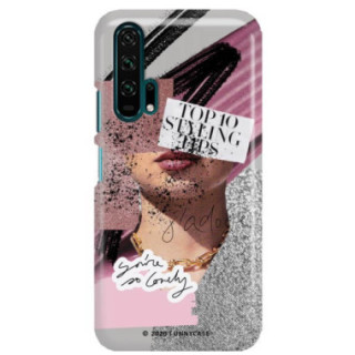 Etui Huawei HONOR 20 PRO, Etui Magazine Wzory 2020-1 Transparentny - FunnyCase