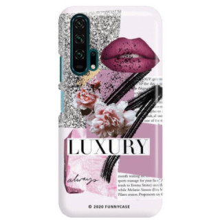 Etui Huawei HONOR 20 PRO, Etui Magazine Wzory 2020-1 Transparentny - FunnyCase
