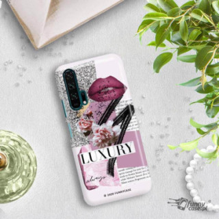 Etui Huawei HONOR 20 PRO, Etui Magazine Wzory 2020-1 Transparentny - FunnyCase