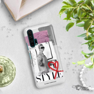 Etui Huawei HONOR 20 PRO, Etui Magazine Wzory 2020-1 Transparentny - FunnyCase