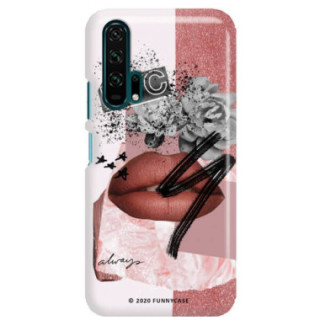 Etui Huawei HONOR 20 PRO, Etui Magazine Wzory 2020-1 Transparentny - FunnyCase