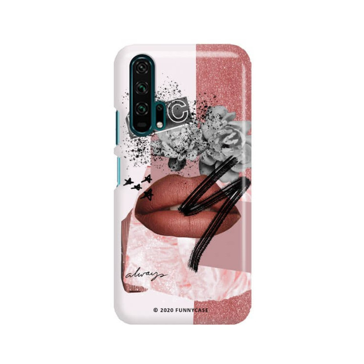 Etui Huawei HONOR 20 PRO, Etui Magazine Wzory 2020-1 Transparentny - FunnyCase