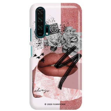 Etui Huawei HONOR 20 PRO, Etui Magazine Wzory 2020-1 Transparentny - FunnyCase