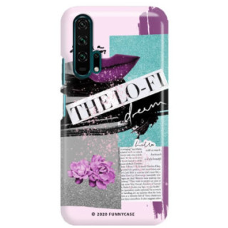 Etui Huawei HONOR 20 PRO, Etui Magazine Wzory 2020-1 Transparentny - FunnyCase