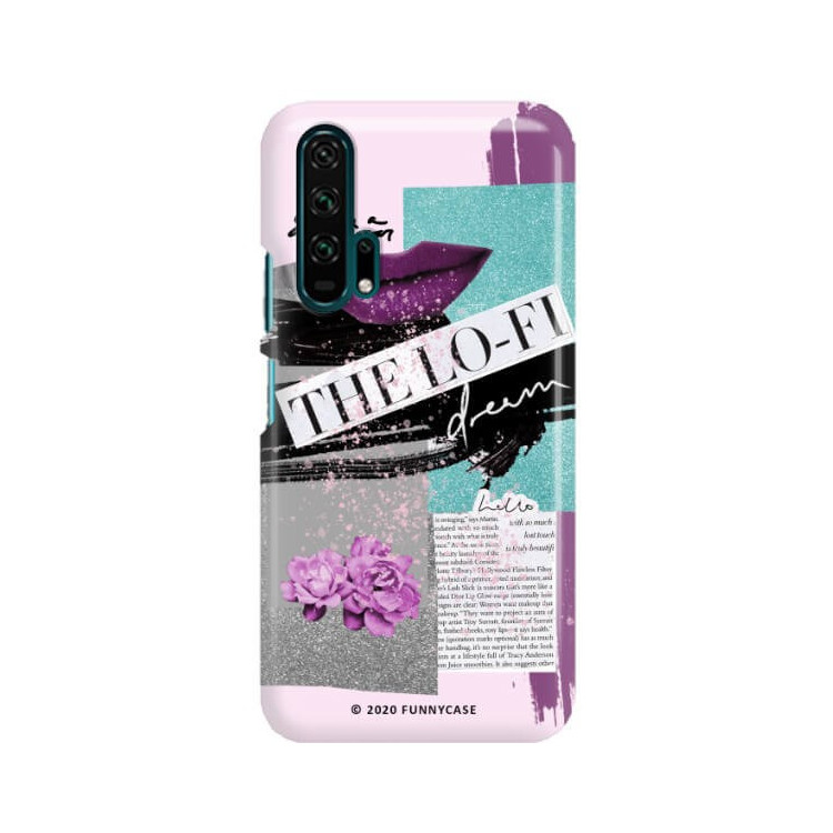 Etui Huawei HONOR 20 PRO, Etui Magazine Wzory 2020-1 Transparentny - FunnyCase